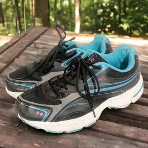 Ryka‎ Infinite Women's Size 7.5 Athletic Blue Black Purple Low Top Sneaker